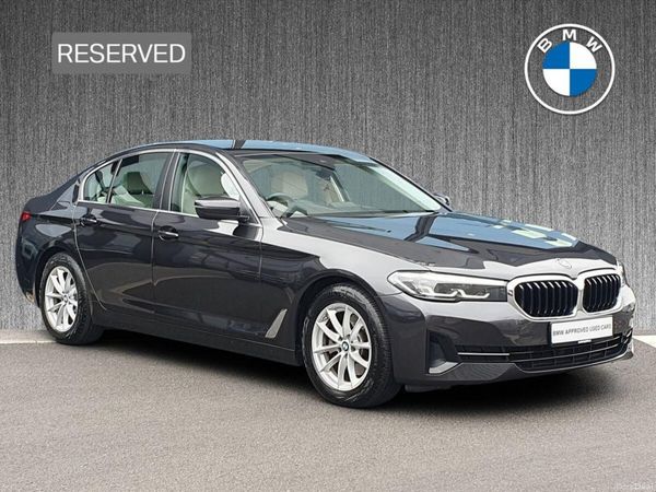 BMW 5-Series Saloon, Diesel Hybrid, 2022, Grey