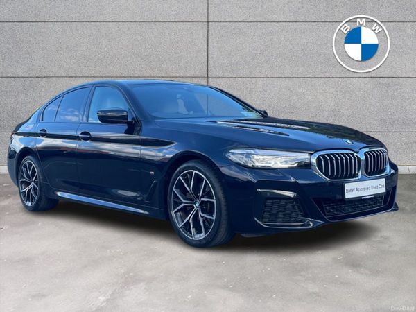 BMW 5-Series Saloon, Diesel, 2021, Black