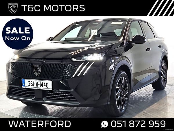 Peugeot 3008 MPV, Petrol, 2026, Black