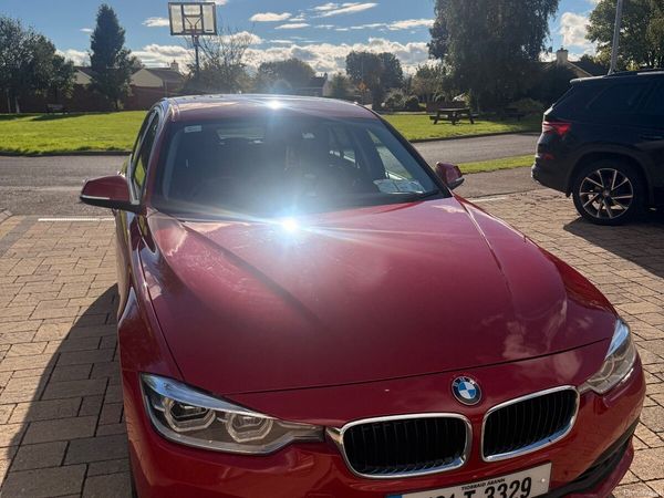 BMW 3-Series Saloon, Petrol Plug-in Hybrid, 2018, Red