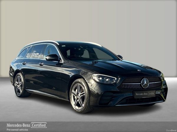 Mercedes-Benz E-Class Estate, Diesel Plug-in Hybrid, 2023, Black