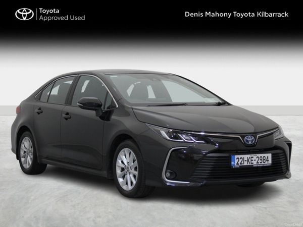 Toyota Corolla Saloon, Petrol Hybrid, 2022, Black