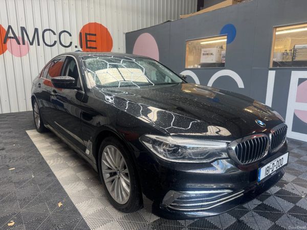BMW 5-Series Saloon, Petrol, 2018, Black