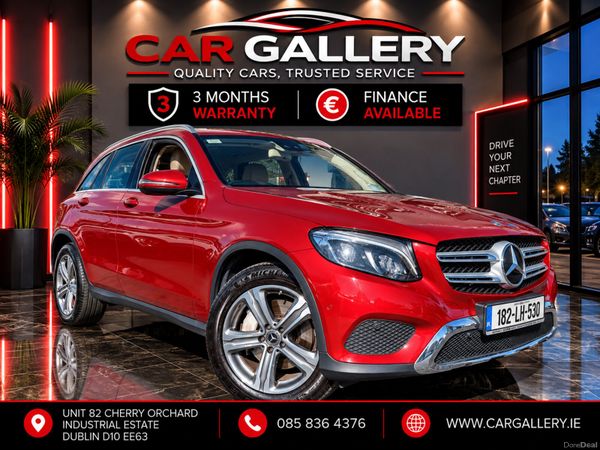 Mercedes-Benz GLC SUV, Diesel, 2018, Red