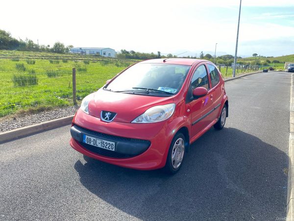 Peugeot 107 Hatchback, Petrol, 2008, Red