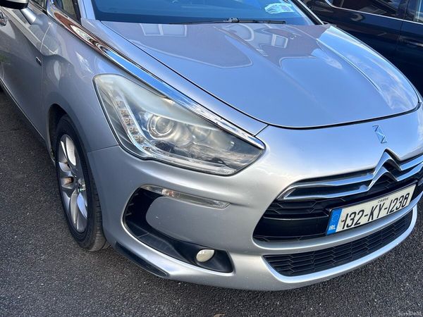 Citroen DS 5 Hatchback, Diesel Hybrid, 2013, Silver
