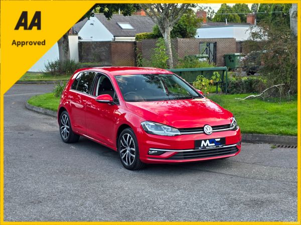 Volkswagen Golf Hatchback, Petrol, 2019, Red