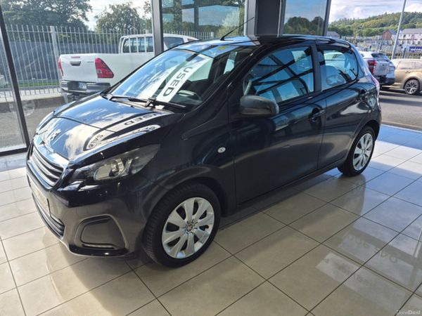Peugeot 108 Hatchback, Petrol, 2016, Black