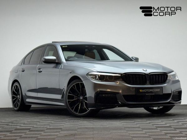 BMW 5-Series Saloon, Petrol Plug-in Hybrid, 2019, Blue
