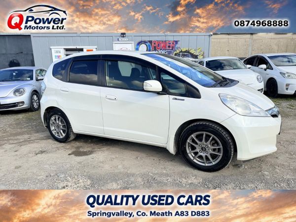 Honda Fit Hatchback, Petrol Hybrid, 2012, White