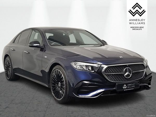 Mercedes-Benz E-Class Saloon, Petrol Plug-in Hybrid, 2025, Blue