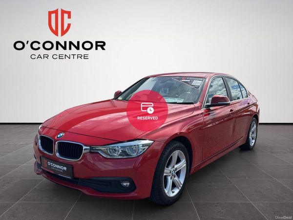 BMW 3-Series Saloon, Diesel, 2018, Red
