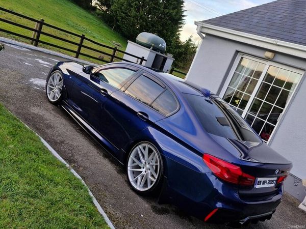 BMW 5-Series Saloon, Diesel, 2018, Blue