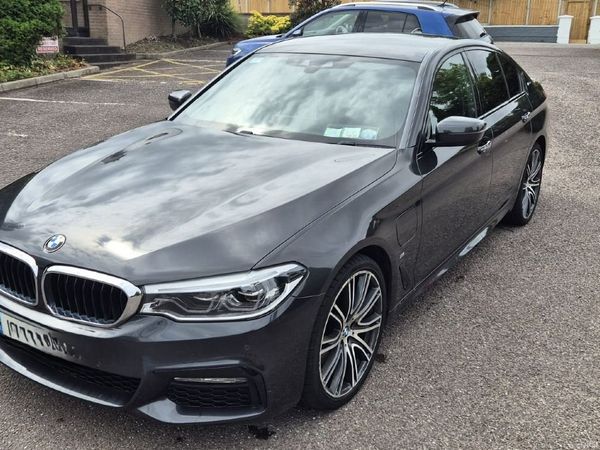BMW 5-Series Saloon, Petrol Plug-in Hybrid, 2018, Grey