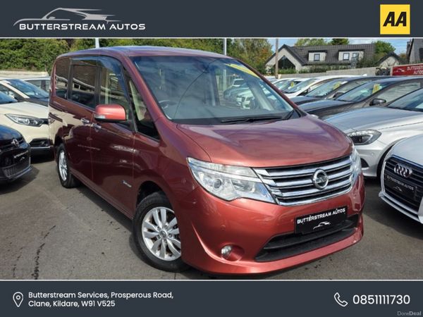 Nissan Serena MPV, Petrol Hybrid, 2015, Orange