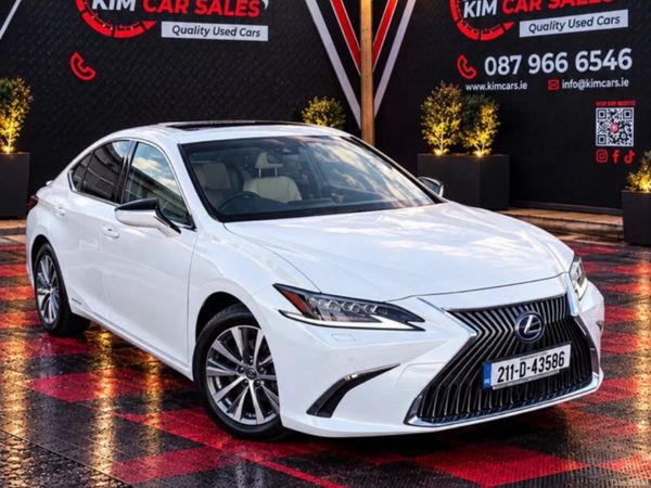 Lexus ES Saloon, Petrol Hybrid, 2021, White
