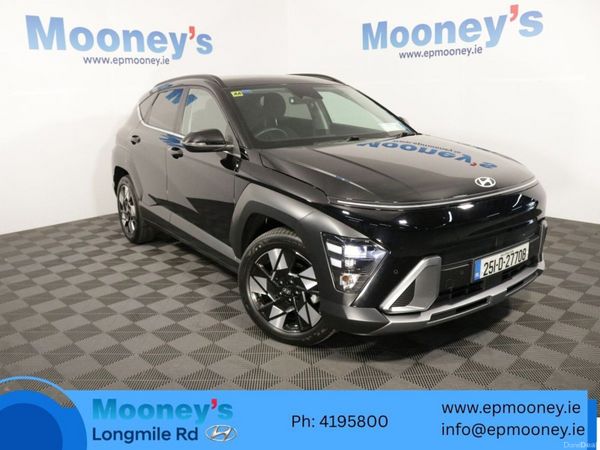 Hyundai KONA SUV, Petrol Hybrid, 2025, Black