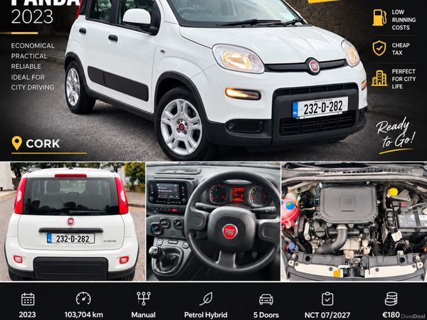 Fiat Panda Hatchback, Petrol, 2023, White