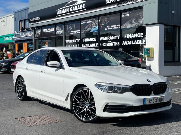 BMW 5-Series Saloon, Diesel, 2017, White