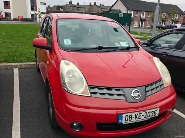 Nissan Note MPV, Petrol, 2008, Red