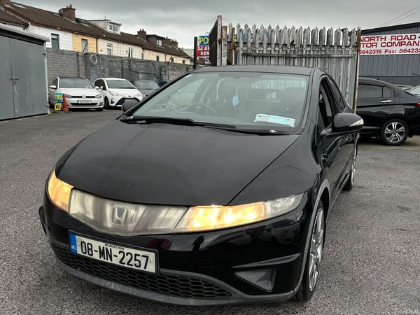 Honda Civic Hatchback, Petrol, 2008, Black