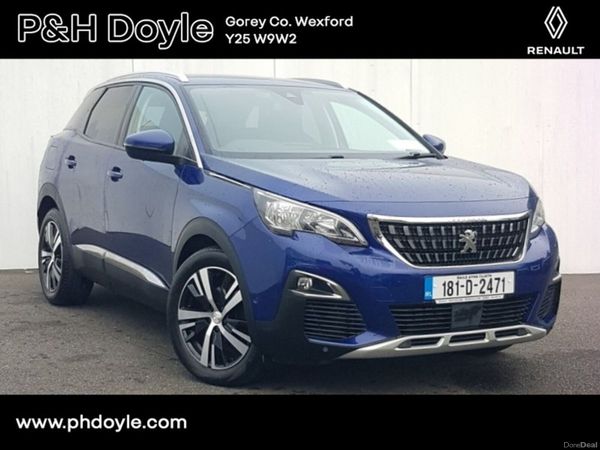Peugeot 3008 MPV, Diesel, 2018, Blue