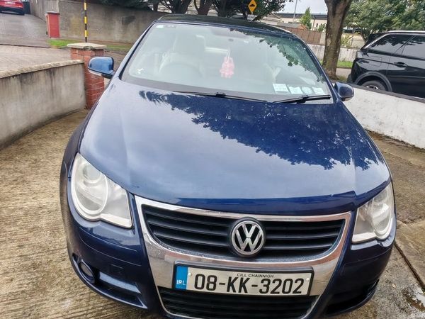 Volkswagen Eos Convertible, Petrol, 2008, Blue