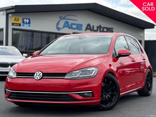 Volkswagen Golf Hatchback, Petrol, 2019, Red