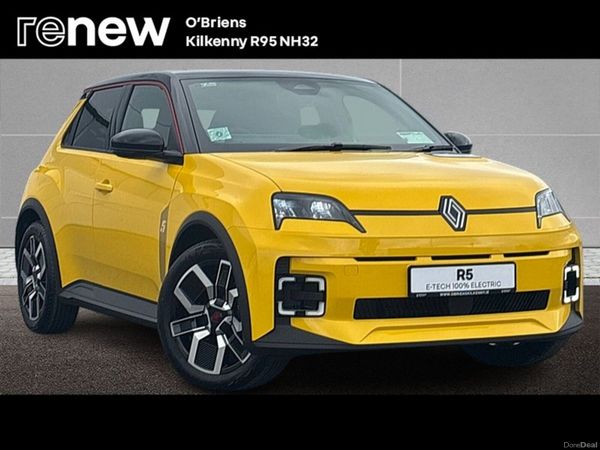 Renault 5 E-Tech Hatchback, Electric, 2026, Yellow