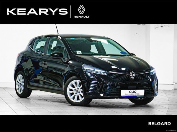 Renault Clio Hatchback, Petrol Hybrid, 2026, Black
