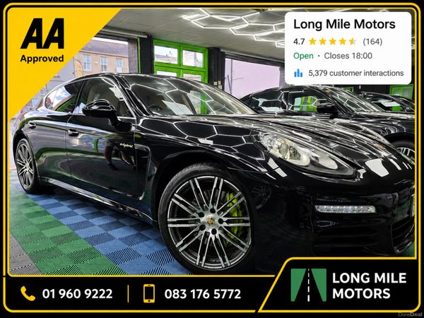 Porsche Panamera Hatchback, Petrol Plug-in Hybrid, 2016, Black