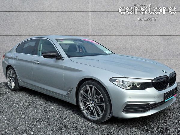 BMW 5-Series Saloon, Petrol Plug-in Hybrid, 2020, Silver