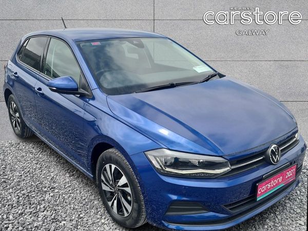 Volkswagen Polo Hatchback, Petrol, 2021, Blue