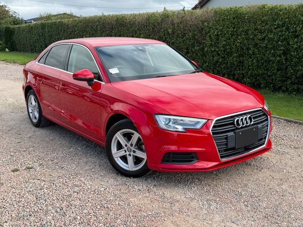 Audi A3 Saloon, Petrol, 2017, Red