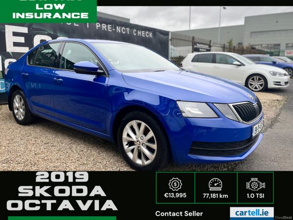 Skoda Octavia Hatchback, Petrol, 2019, Blue