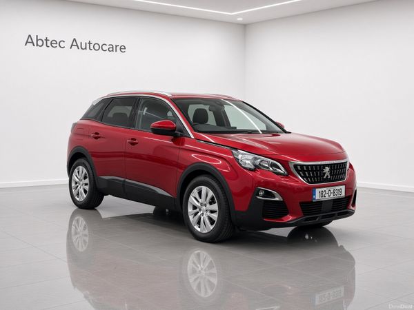Peugeot 3008 MPV, Petrol, 2018, Red