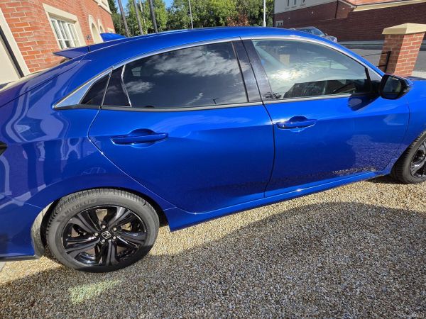 Honda Civic Hatchback, Petrol, 2019, Blue
