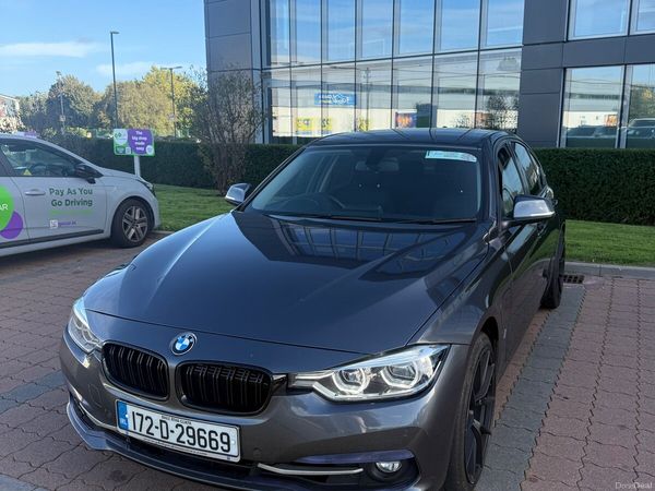 BMW 3-Series Saloon, Petrol Plug-in Hybrid, 2017, Grey