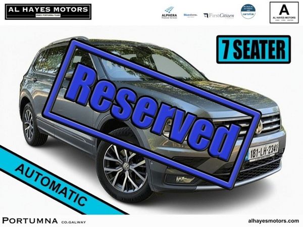 Volkswagen Tiguan Allspace SUV, Diesel, 2018, Grey