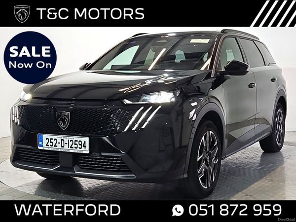 Peugeot 5008 MPV, Petrol, 2025, Black