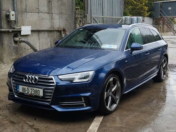 Audi A4 Estate, Diesel, 2018, Blue