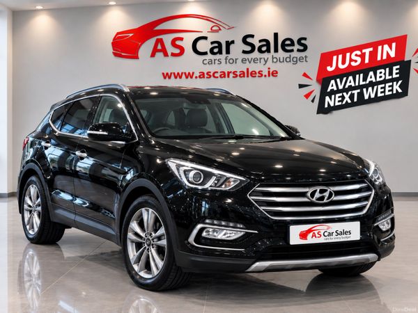 Hyundai Santa Fe SUV, Diesel, 2017, Black