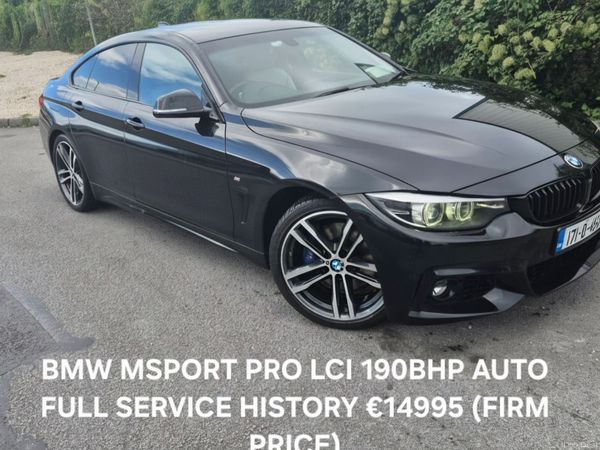 BMW 4-Series Saloon, Diesel, 2017, Black