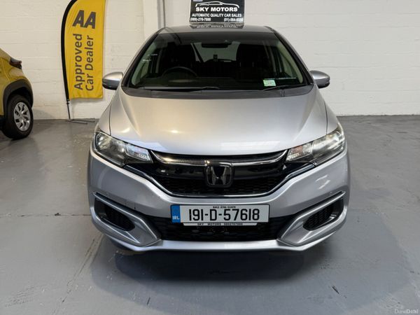 Honda Fit Hatchback, Petrol Hybrid, 2019, Silver