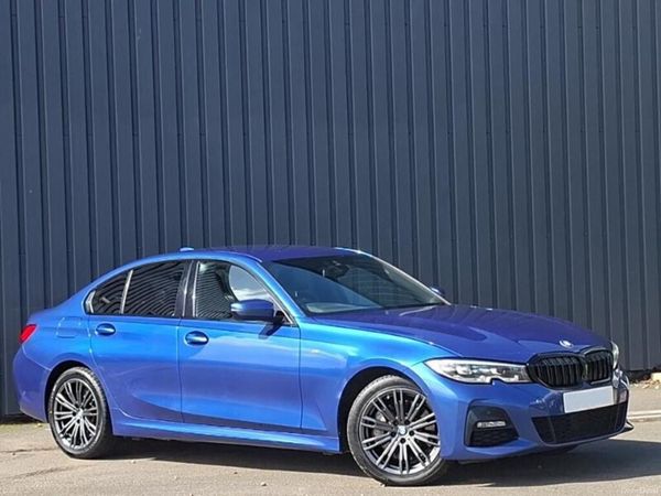 BMW 3-Series Saloon, Petrol Plug-in Hybrid, 2019, Blue