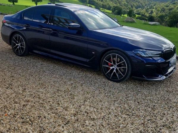 BMW 5-Series Saloon, Diesel, 2021, Blue