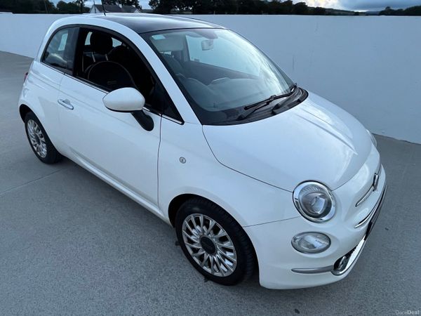Fiat 500 Hatchback, Petrol, 2017, White