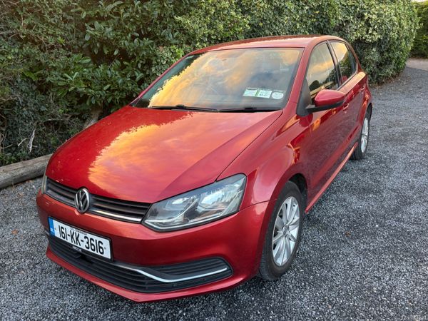 Volkswagen Polo Hatchback, Petrol, 2016, Red