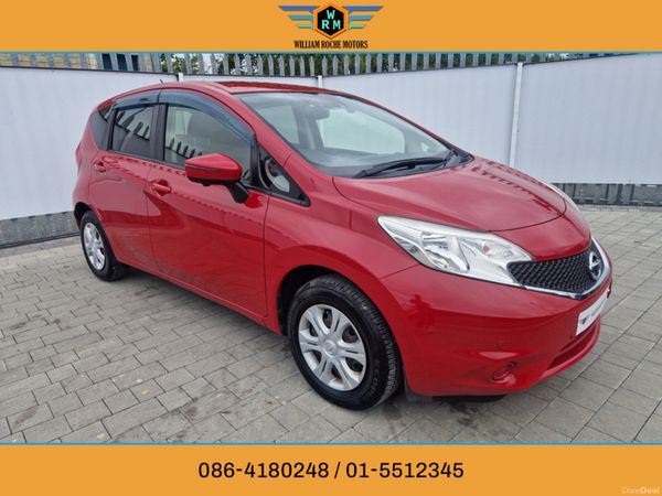 Nissan Note Hatchback, Petrol, 2015, Red