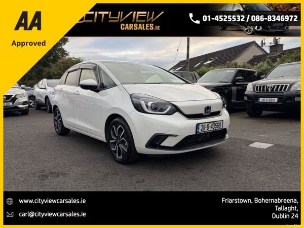 Honda Fit Hatchback, Petrol Hybrid, 2021, White